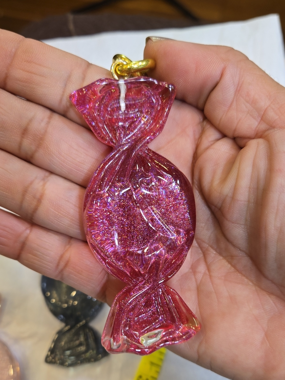 NWOT - Statement CANDY Charm / Key Holder - Picture 8 of 13